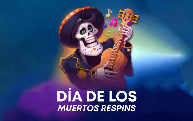 Experience the lively atmosphere of Lucky Tiger’s Día De Los Muertos Respins, offering bonus games.